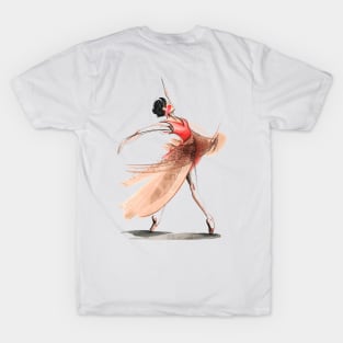 Ballet Dance Drawing T-Shirt